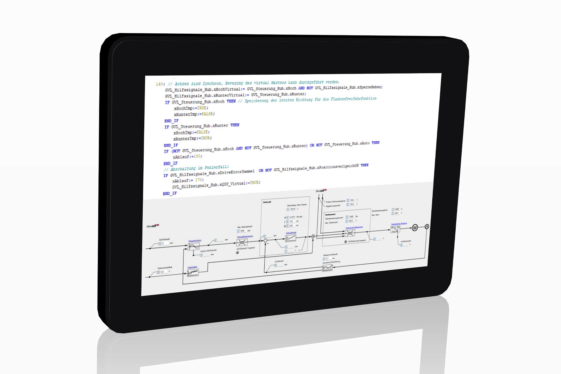 Programmiercode für elektrisches Engineering