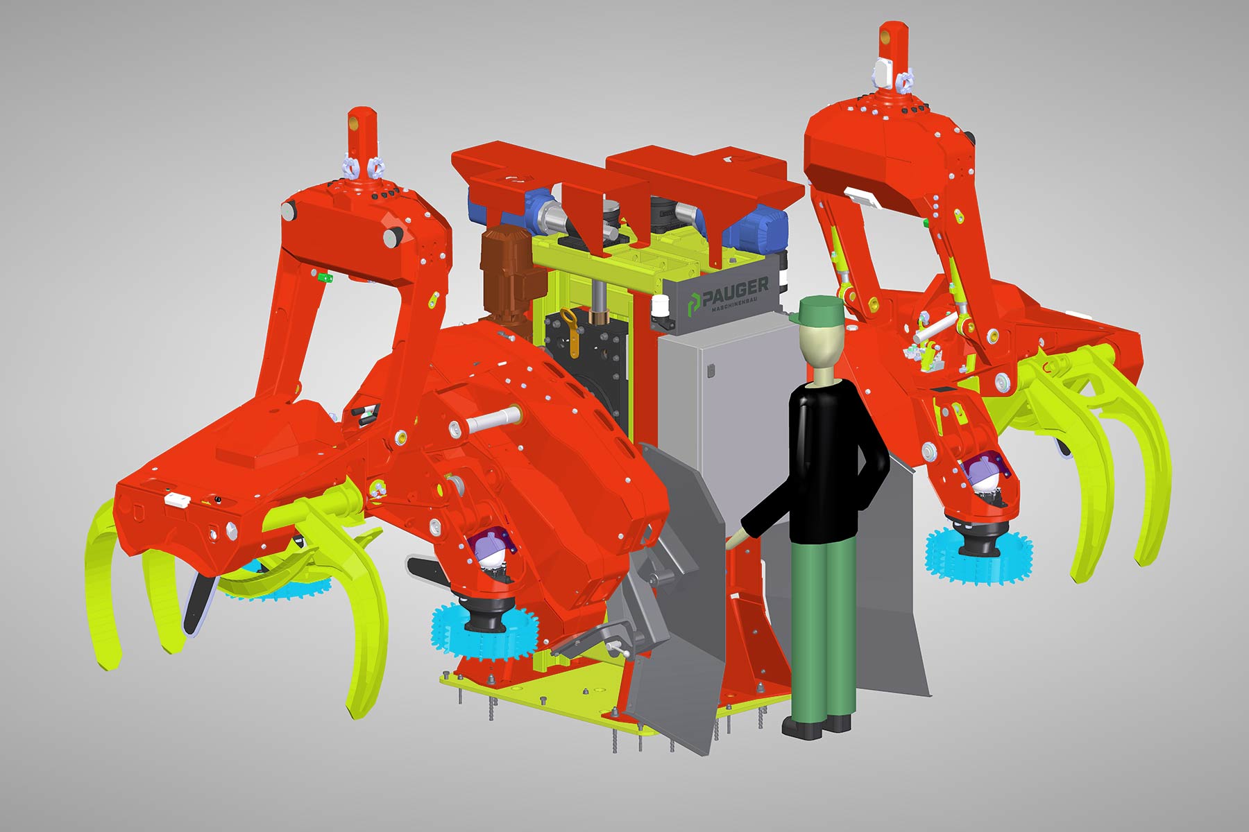 3D-Visualisierung einer Vorrichtung